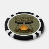 Charted to Perfection Funny Campfire Hot Dog Pokerchips (Einzeln)