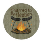 Charted to Perfection Funny Campfire Hot Dog Schneidebrett (Vorderseite)