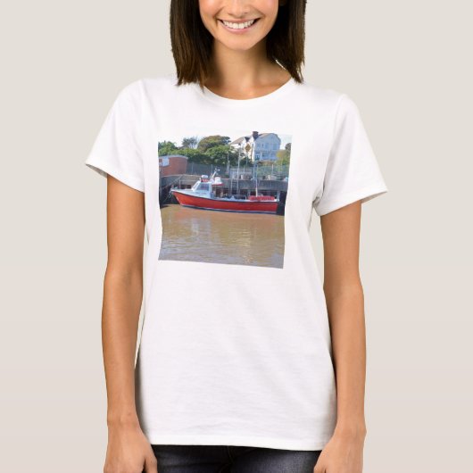 Charter-Boots-hoher Flyer T-Shirt (Vorderseite)