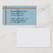 Charter-Boots-Visitenkarten Visitenkarte (Vorne/Hinten)