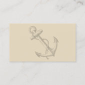 Charter-Boots-Visitenkarten Visitenkarte (Rückseite)