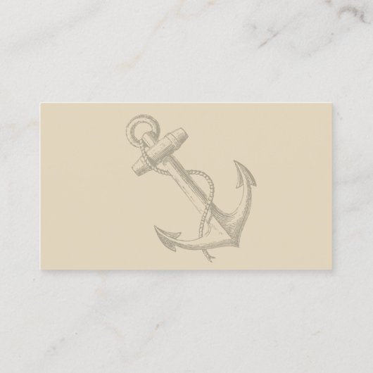 Charter-Boots-Visitenkarten Visitenkarte (Rückseite)