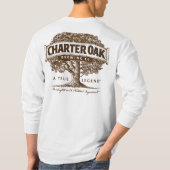 Charter-Eichen-Brauerei-Logo-T - Shirt (Rückseite)