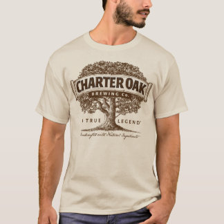 Charter-Eichen-langes Hülsen-T-Shirt T-Shirt