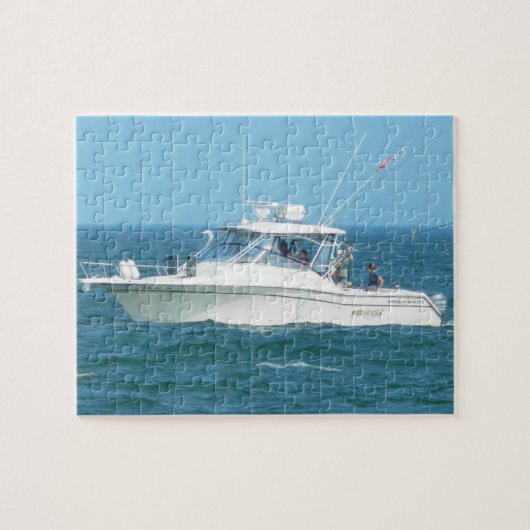 Charter-Fischerboot Puzzle (Horizontal)
