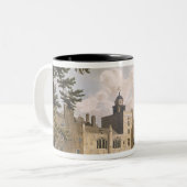 Charter-Haus vom Spiel-Boden, "von der Geschichte Zweifarbige Tasse (Vorderseite Links)