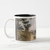 Charter-Haus vom Spiel-Boden, "von der Geschichte Zweifarbige Tasse (Links)