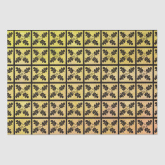 Charter Oak Quilt Woodblock Seidenpapier