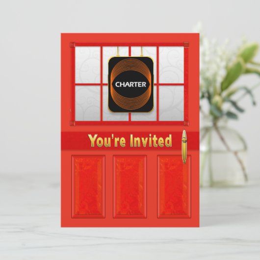 CHARTER OPEN HOUSE - PRIVATE EINLADUNG (Stehend Vorderseite)