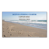 Charterdienste Fischerei Magnetische Visitenkarte (Vorderseite)