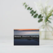 Charterfischekarte Visitenkarte (Stehend Vorderseite)