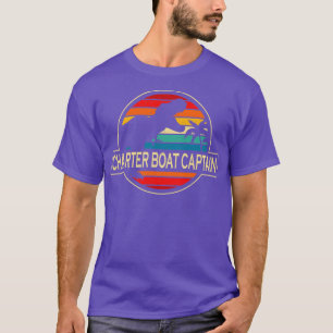 Charterschiff Captain Dinosaur T-Shirt