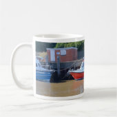 Charterschiff Hoher Flyer Kaffeetasse (Links)