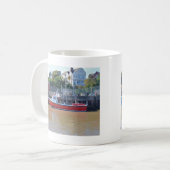 Charterschiff Hoher Flyer Kaffeetasse (Vorderseite Links)
