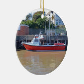 Charterschiff Hoher Flyer Keramik Ornament (Rechts)