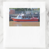 Charterschiff Hoher Flyer Rechteckiger Aufkleber (Tasche)