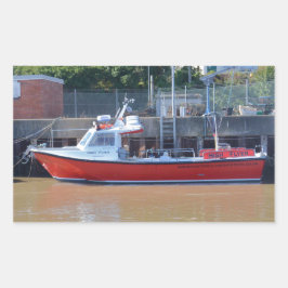 Charterschiff Hoher Flyer Rechteckiger Aufkleber