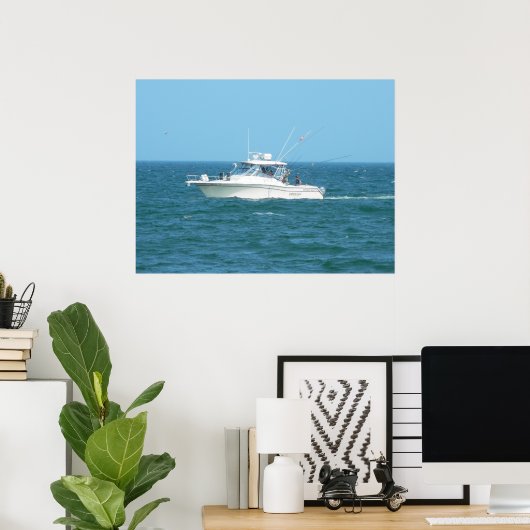 Charterschiff Poster (Heimbüro)