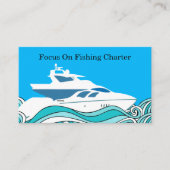 Charterschiff Visitenkarte (Vorderseite)