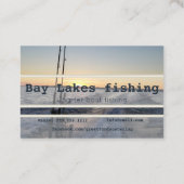 Charterschiff-Visitenkarten Visitenkarte (Rückseite)