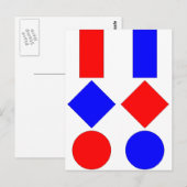 Chartertische Postkarte (Vorne/Hinten)