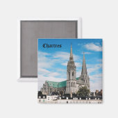 Chartres Cathedral Magnet (Vorderseite/Rückseite)