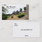 Chartres-Gärten Visitenkarte (Vorne/Hinten)