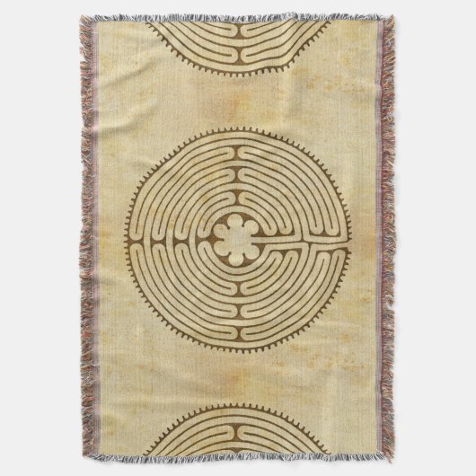 Chartres Labyrinth antiker Stil 1 + Ihre Ideen Decke (Vorderseite Vertikal)