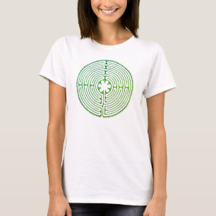 Chartres Labyrinth antiker Stil + Ihre Ideen T-Shirt