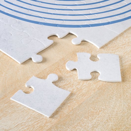 Chartres-Labyrinth-Blau Puzzle (Seite)