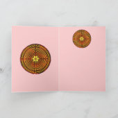 Chartres Labyrinth Fire Blank Card Karte (Innenseite)
