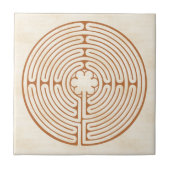Chartres Labyrinth Fliese (Vorderseite)