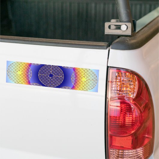 Chartres-Labyrinth-Licht-Weg-Autoaufkleber Autoaufkleber (Auf Lkw)