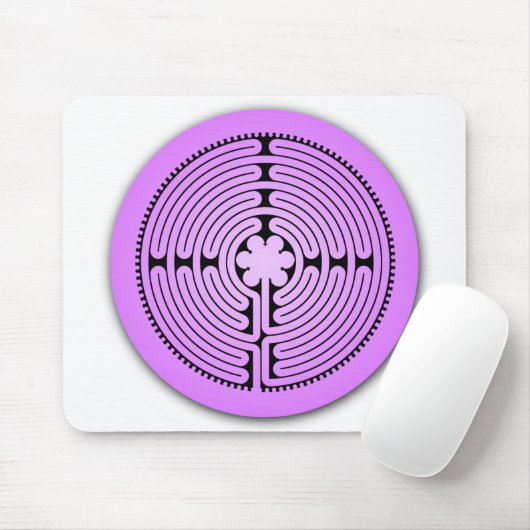 Chartres-Labyrinth-Mäusematte Mousepad (Mit Mouse)