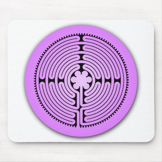 Chartres-Labyrinth-Mäusematte Mousepad (Vorne)