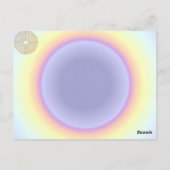 Chartres Labyrinth Pearl Light Paths Postcard Postkarte (Rückseite)