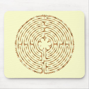 Chartres-Labyrinth-Perle Mousepad