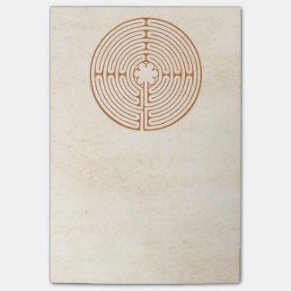 Chartres-Labyrinth Posten-it® merkt 4 x 6 Post-it Klebezettel