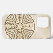 Chartres Labyrinth - Spirituelles Symbol Antique 1 Case-Mate iPhone Hülle (Rückseite (Horizontal))