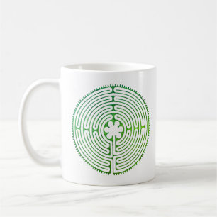 Chartres Labyrinth - Spirituelles Symbol Antique 1 Kaffeetasse