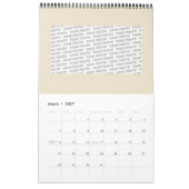 Chartres Labyrinth - Spirituelles Symbol Antique 1 Kalender (Mär 2027)