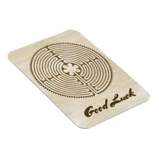 Chartres Labyrinth - Spirituelles Symbol Antique 1 Magnet (Rechte Seite)