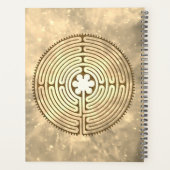 Chartres Labyrinth - Spirituelles Symbol Antique 1 Planer (Rückseite)