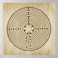 Chartres Labyrinth - Spirituelles Symbol Antique 1