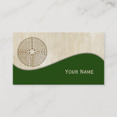 Chartres Labyrinth - Spirituelles Symbol Antique 1 Visitenkarte (Vorderseite)