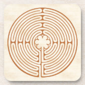 Chartres Labyrinth Untersetzer (Vorderseite)