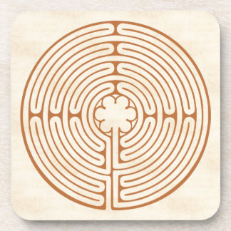 Chartres Labyrinth Untersetzer