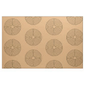 Chartres-Labyrinthantikenart + Ihre Ideen Stoff (Fat Quarter (45,7 x 55,9 cm))