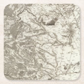 Chartres Rechteckiger Pappuntersetzer (Vorderseite)