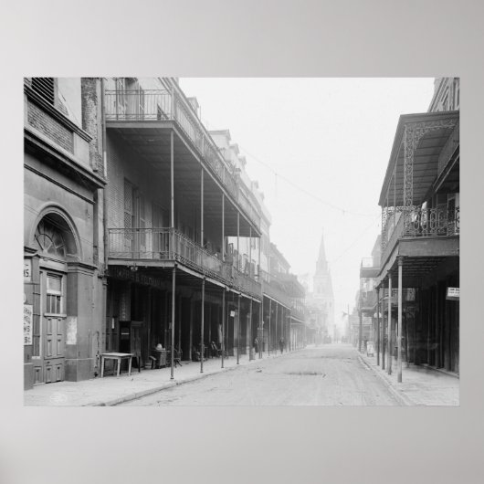 Chartres Street Poster (Vorne)